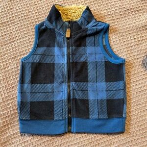 Fleece blue vest. 9mo